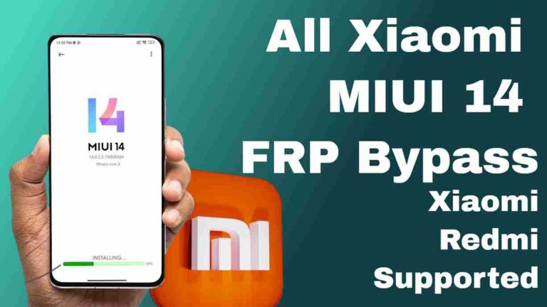 All Xiaomi MIUI 14 FRP image