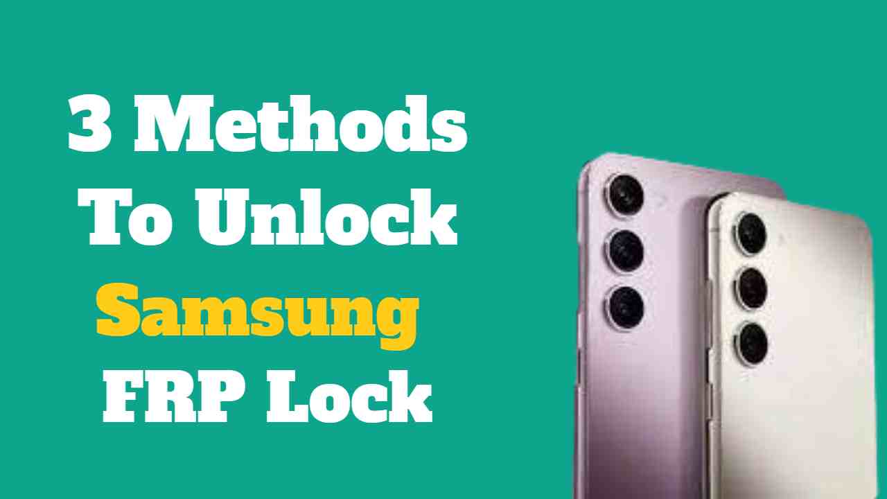 Bypass Samsung FRP Lock