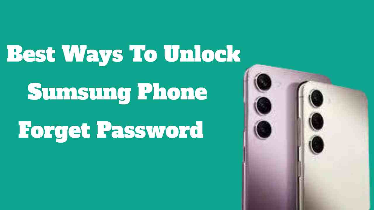 Unlock Samsung Forgot Password