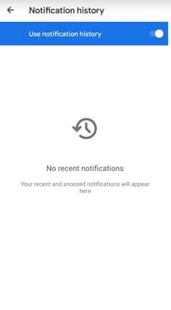android notification notification history