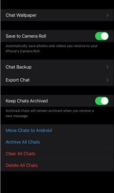 iphone setting chat wallpaper