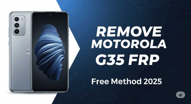 Motorola G35 FRP unlock
