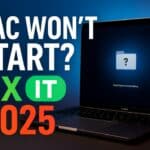 gray folder with question mark error fix on macbook